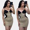 CY901111 European and American Sexy Suspender Hot Diamond Dress Women's Fashion Hip Skirt Evening Dress