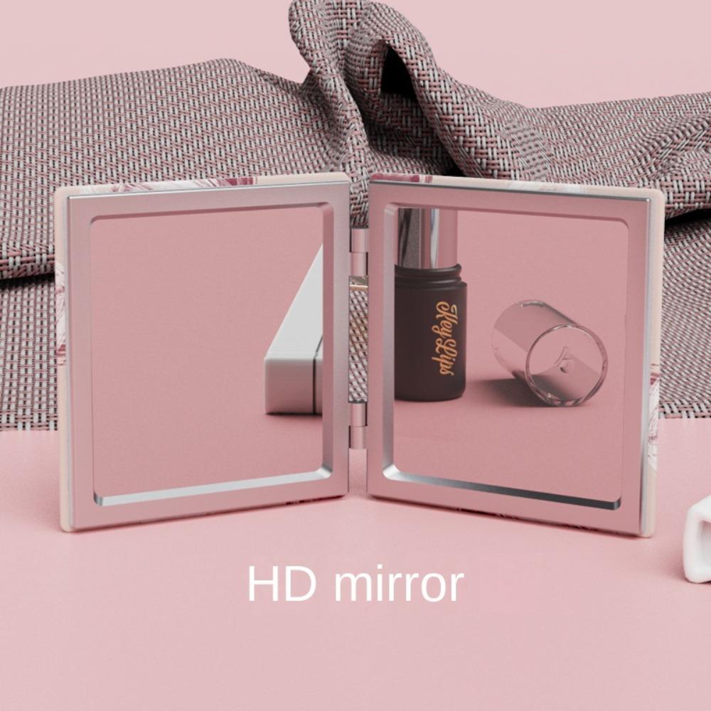 Double-Sided Portable Pocket Mirror Cosmetic Mirror Cute Small Mirror Student