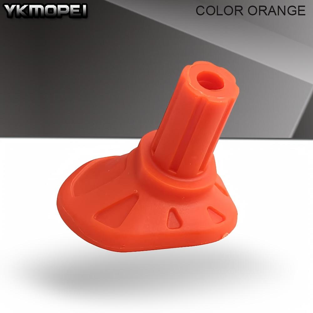

Motorcycle Kick Side Stand Base Pad Foot Kickstand Plate, Motorcycle Accessory, Durable Plate, Heavyduty Base, Wearresistant Plate, Solid Build помаранчевий