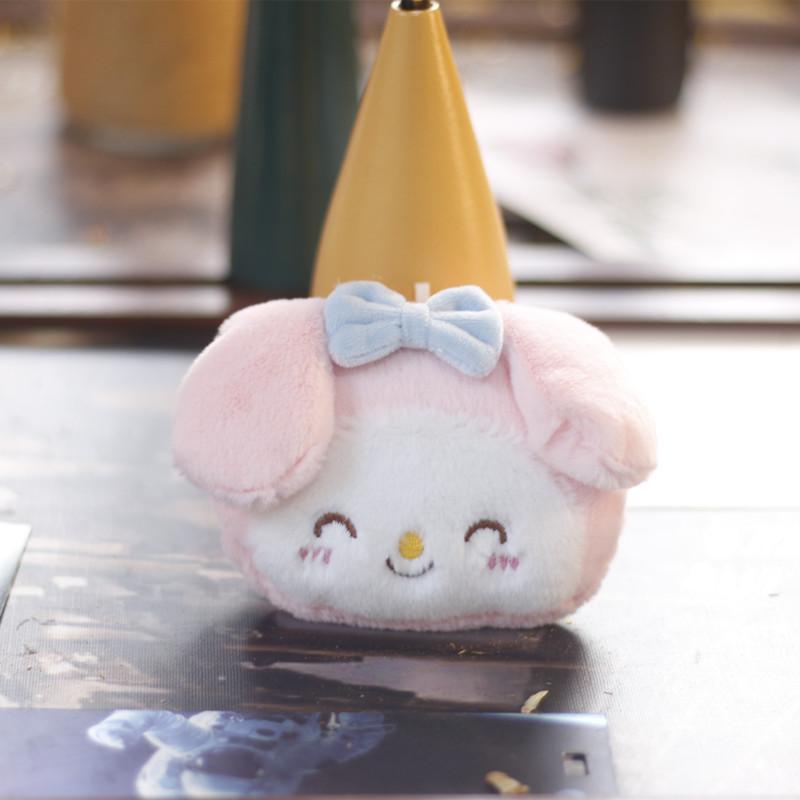 Cute Sanrio Characters Plushies Kuromi Cinnamoroll Melody Backpack Keychain