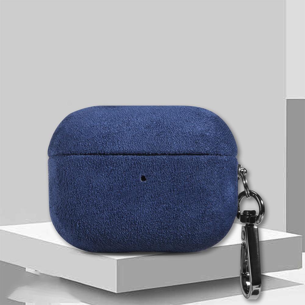 For Airpods Pro 2 Airpods Pro 3 Airpods 4 3 Case Retro Suede Leather Earphone Case Luxury Artificial Leather All Inclusive Case
