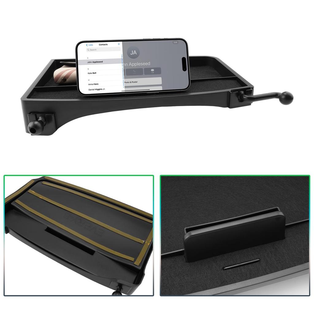 GAFAT Dashboard Storage Tray for Suzuki Wagon with Smartphone Holder and Ball Head for Driver and Passenger Easy Smartphone and Key Multifunctional