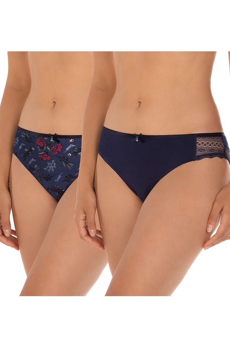 

Трусики сліп, 2 штуки Lama (74016) 2(S) імперська синього кольору