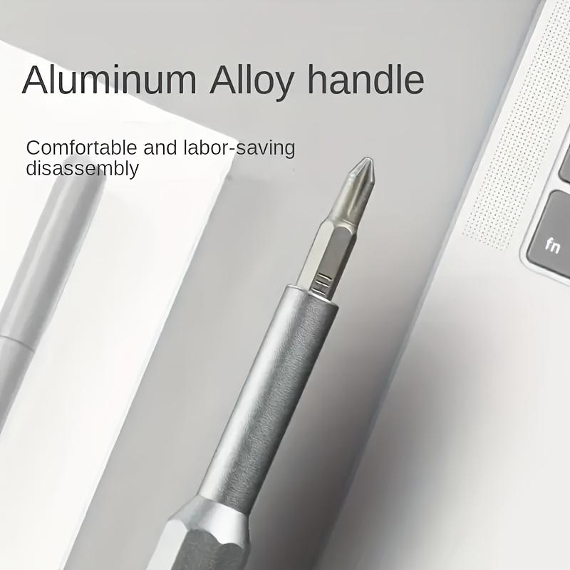 24-in-1 Multifunktionales Präzisionsschraubendreher-Set, Edelstahl, Vollständige Werkzeugbitentfernung für Mobiltelefone & Tablets mit Kompakter Tragetasche