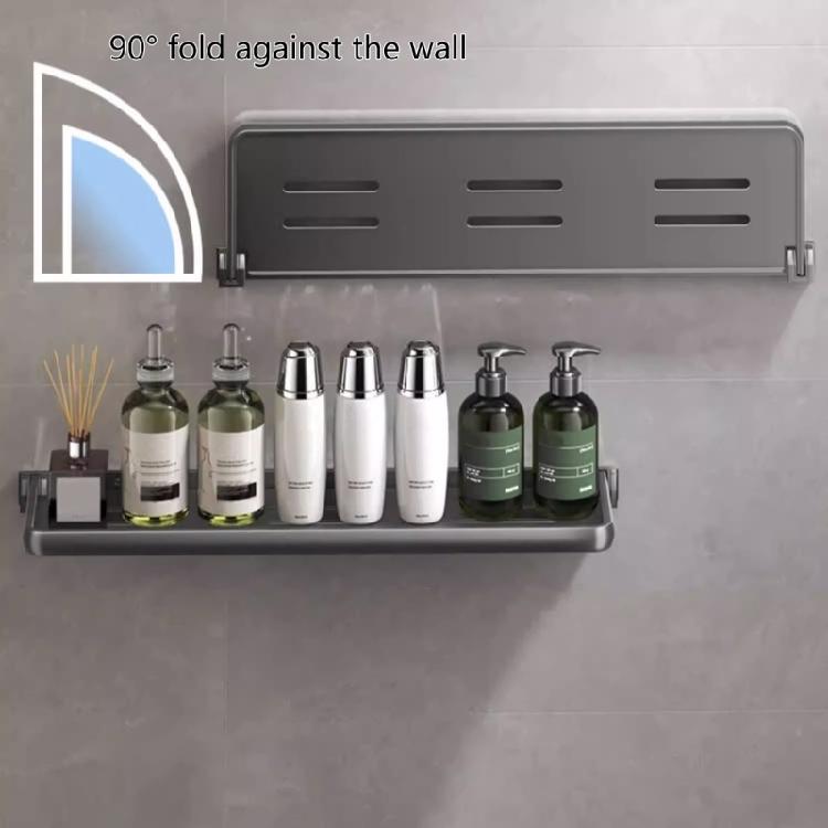Trailer ABS Foldable Shelf Folding Wall Shelves for Campers, Bathrooms and Kitchens,90 Degree Fold Up,Space Saving