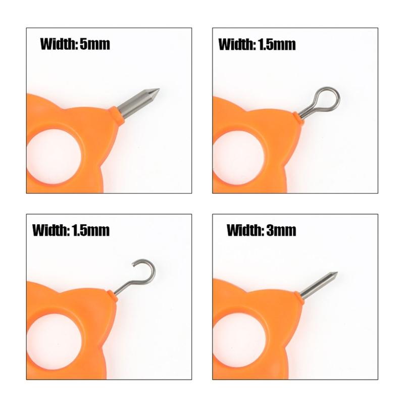 Fishing Bait Puller Hook Sharpener Tackle Carp Fishing Quick Knot Chod Rig Tool