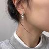 Silver Needle New Chinese Snake Pearl Snake Earrings Female Snake Year Personality Natal Year