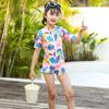 2026 Sun-Protection One-Piece Swimsuit for Girls - Cute Summer Beachwear for Toddlers