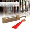 Brass Antique Padlock Spacing 5.9cm Exquisite Rustproof Chinese Old   Fish Horizontal Padlock for Jewelry Boxes