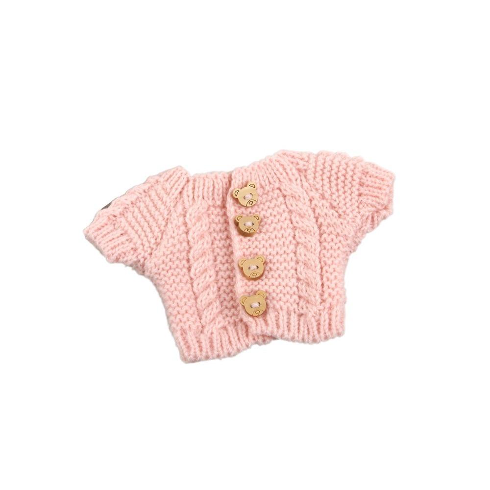 DIY Mini Strickpullover 20cm Puppe Puppe Anzieh mehrere Stile Puppe Pullover Baumwolle Puppe
