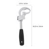 80mm Size Double-ended Wrench Universal Adjustable Crescent Wrench Adjustable Wrench  Kitchen Use