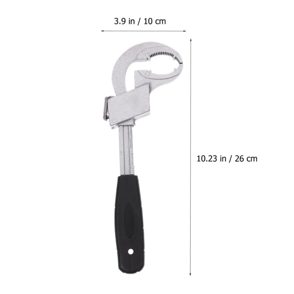 Universal Adjustable Adjustable Wrench 80mm Size Plumbing Wrench Pipe Wrench Tight Spaces