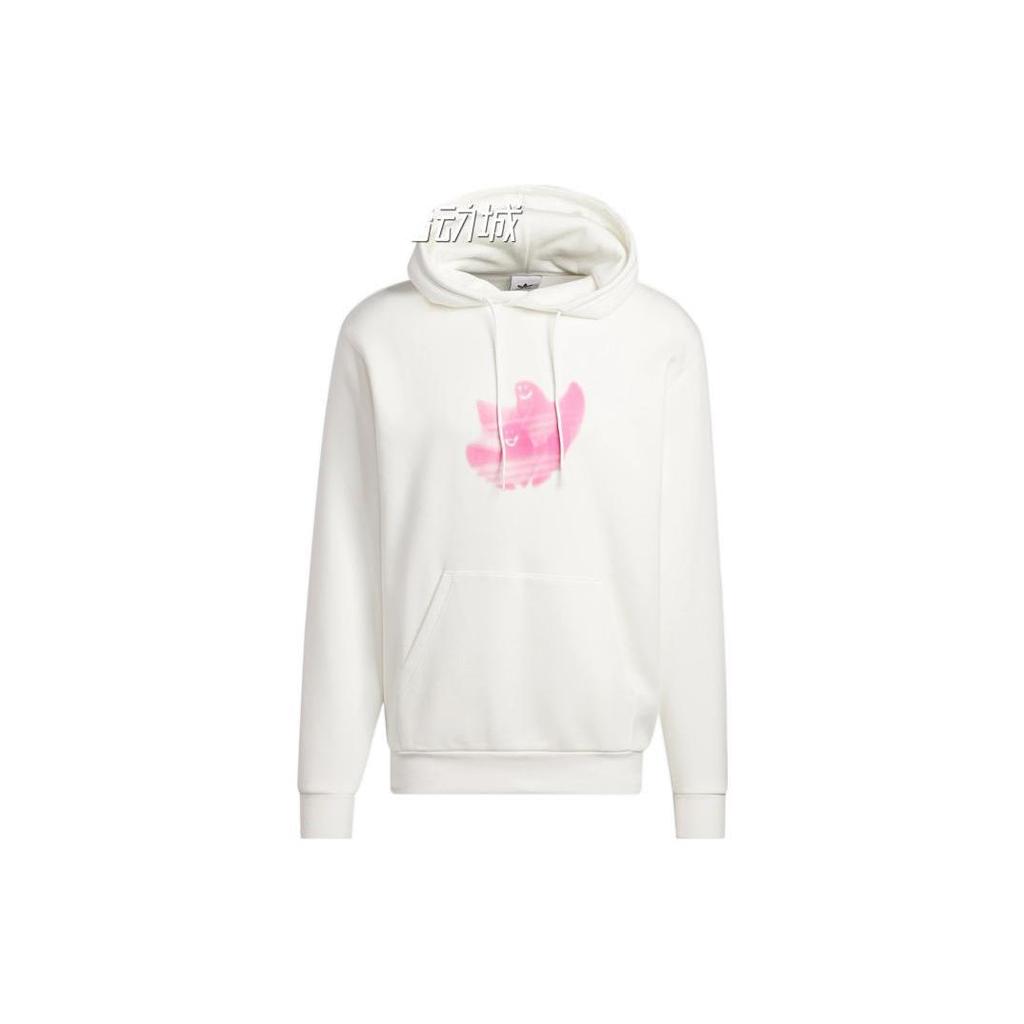 Adidas Sweatshirts Men's White Crew Neck Moderate Regular HS3052