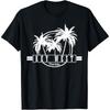 Key West Florida Palm Tree Vintage Gift Cotton Men T Shirt S