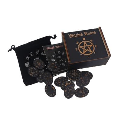 Complete Norses Runes Symbols Collection for Mysticism Study Portable Divination Includes Educational Booklet
