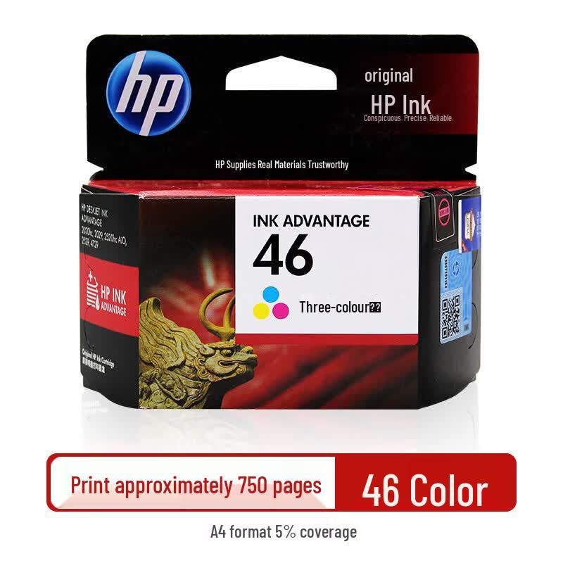 HP 46 Original Farb-Tintenpatrone