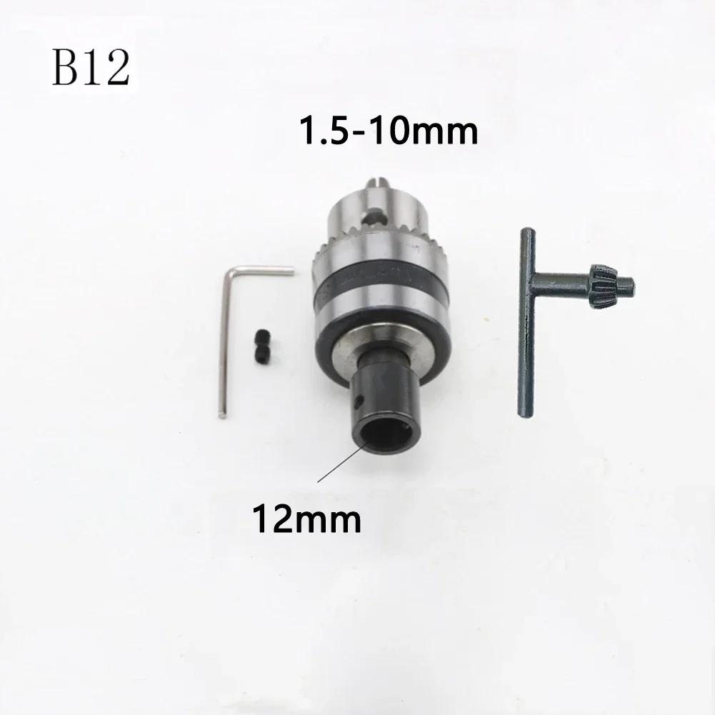 Wood Working Machine Milling Machine For Milling Machine Drill Chuck B12 Drill Chuck 1.5-10mm 33mm 4Pcs Set 5mm