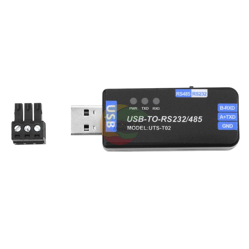 

USB to RS485/RS232 Communication Module Bidirectional Half Duplex Serial Line Converter CH343G Plug And Play