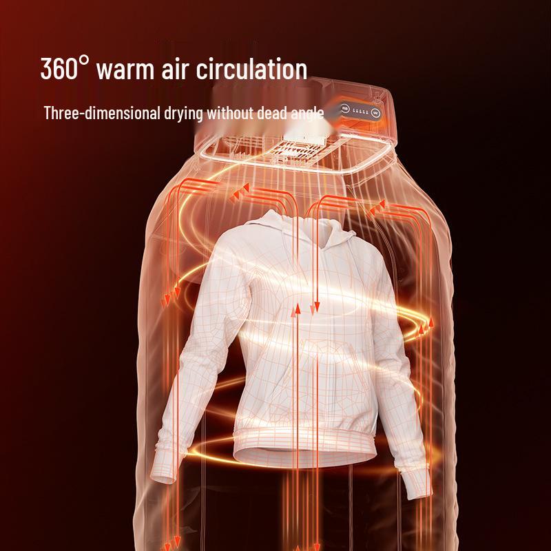 Smart Large-Capacity Foldable Clothes Dryer for Quick Baby Clothes Sterilization