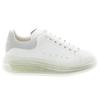 (WMNS) Alexander McQueen Air Bubble Wedge Sole Oversized Sneaker 'White Grey' Women's 666892WIA4T9058