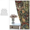 William Morris Floral Curtains Birds Botanical Flower Room Windows Treatments Bedroom Living Decor Curtain Vintage Polyester Washable Great Ready