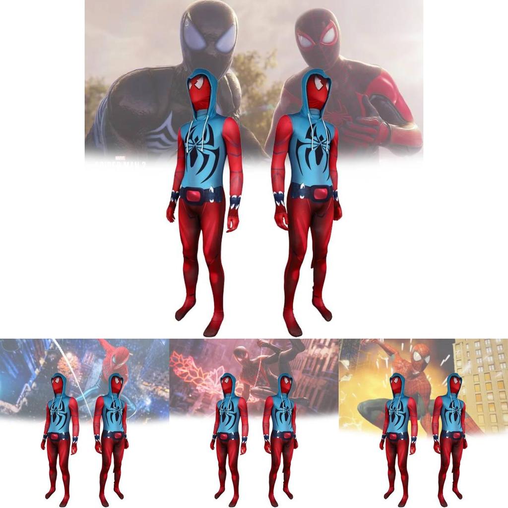 Scarlett Spider-man Cosplay Costume For Adults Premium Polyester Spandex Fabric