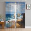 Cartoon Wolken En Sterren Transparant Gordijn Voor Woonkamer Slaapkamer Voile Drapage Keukenraam Tule Gordijnen Home Essentials