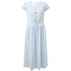 Sancai 2026 Summer V-Neck A-Line Long Dress