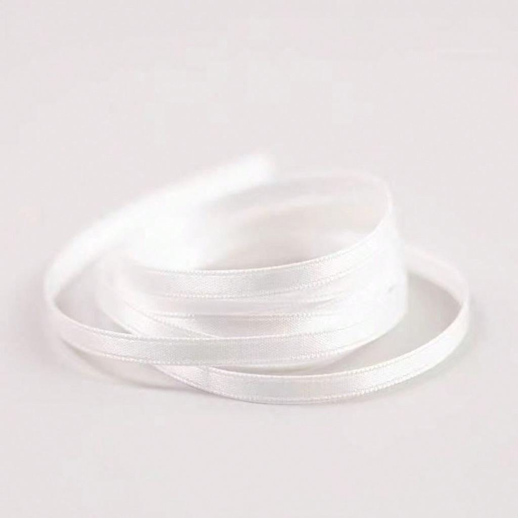 1pc/10yds 3mm Narrow Long Ribbon Bookmarks Hair Ties DIY Gift Wrapping Bowknot Satin Double-Sided Ribbon, Christmas Valentine Day