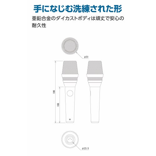 AKG D5-Y3 Dynamic Unidirectional Microphone (3-Year Warranty) Directional Microphone (Powerful, Clear Sound Quality Ideal for Capturing Speech, Vocals