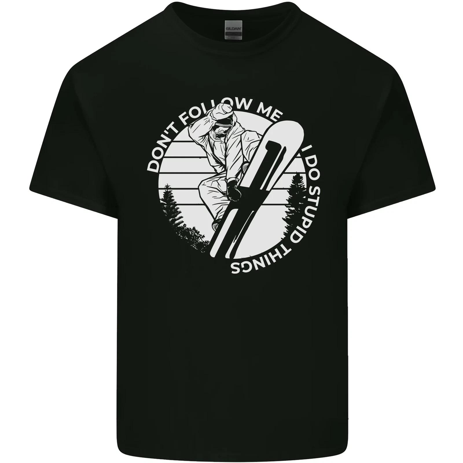 

Funny Snowboarding Dont Follow Me Kids T-Shirt Childrens S