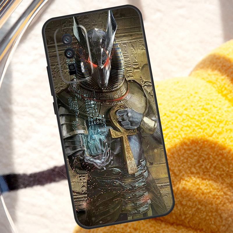 Egypt Nefertiti Anubis Ankh Case For POCO X6 M6 X3 Pro X5 F3 F5 M5s Xiaomi 13 14 Ultra 12 Lite 11T 12T 13T Pro Cover