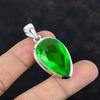 Faceted Green Amethyst Pendant 925 Sterling Silver Pendant Handmade Statement Pendant Gemstone Pendant Latest Design Jewelry Gifts for Women