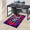 1pc sugar skull flowers Carpet, Office Rug Outdoor Mat Home Decor Area Carpet Festival