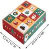 5pcs 12 Days Christmas Advent Calendar Countdown To Christmas Calendar Decoration Empty Boxes Refillable Advent Xmas For Festive