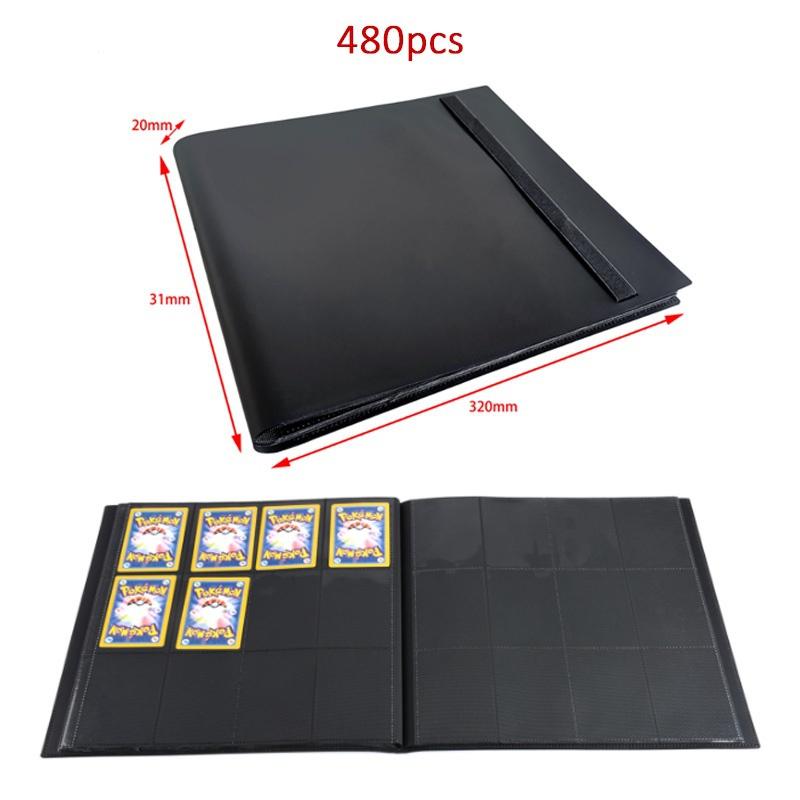20 Custodie Trasparenti Per Carte Da Collezione: 360 Tasche, Fogli Raccoglitori Doppia Faccia