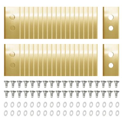 36 Sets Rasenmäher Ersatzklingen Metallklingen Rasenmäher Zubehör für Mammotion Luba Yuka Roboter Rasenmäher