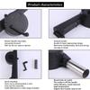 Outdoor Barbecue Fan Hand-cranked Air Blower Portable BBQ Grill Fire Bellows Tools Picnic Camping Accessories Barbeque