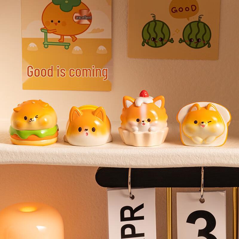 Cute Puppy Bread Figurines