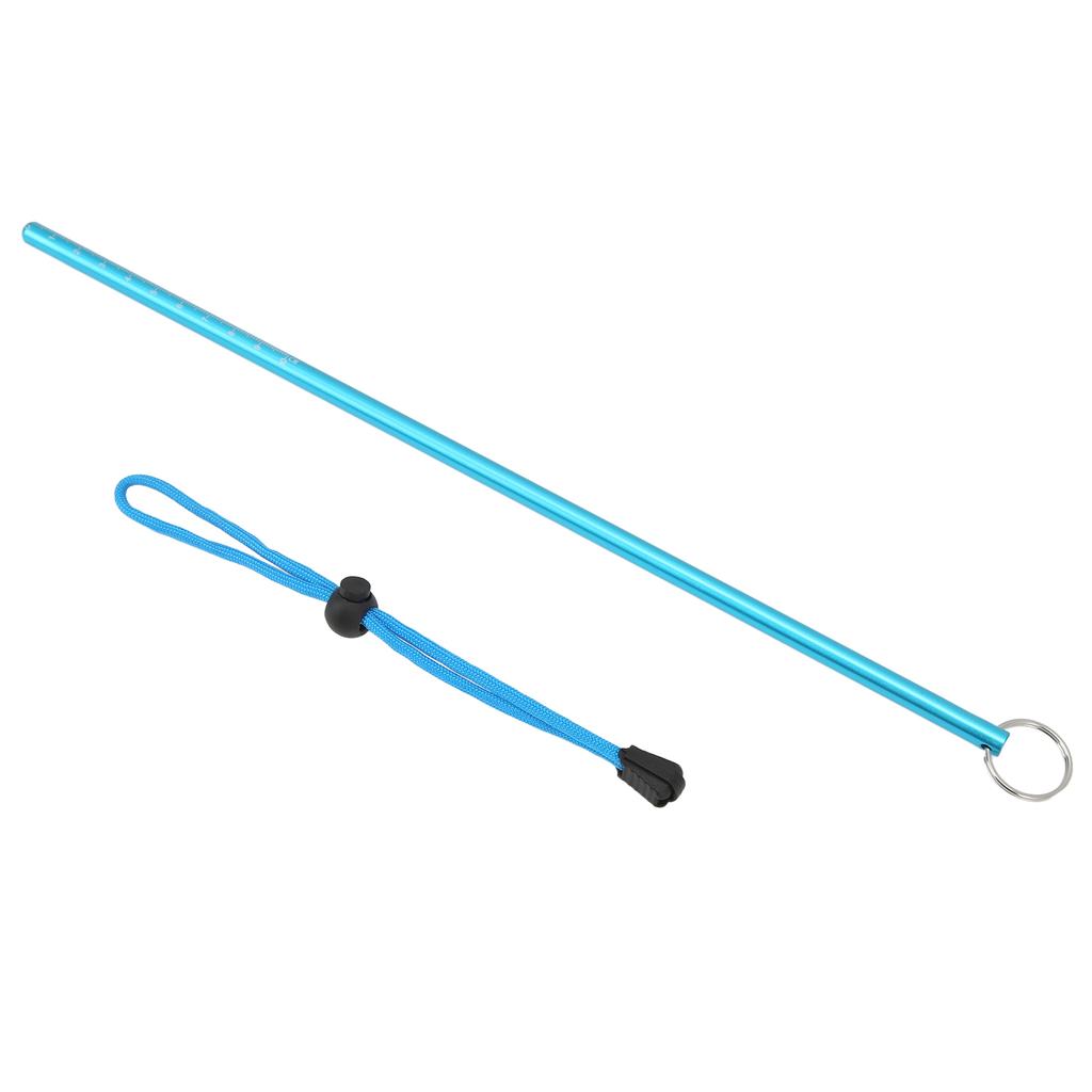Tauchzeigestab Aluminiumlegierung 35cm Multifunktionale Unterwasserstange mit LanyardOrange