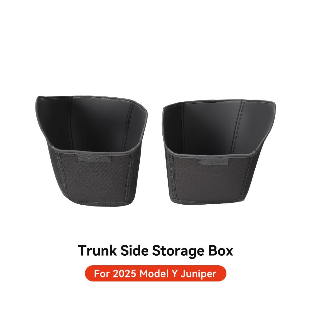 YZ For Tesla Model Y Juniper 2025 New Leather Trunk Mats Fully Surrounded Waterproof Non-Slip Liner Custom Floor Mat Accessories