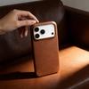 For Magsafe Case for iPhone16Pro Max 15 17 Pro Max 14 13 Retro Full Grain Cowhide Genuine Oil Wax Pattern Leather Magnetic Cover