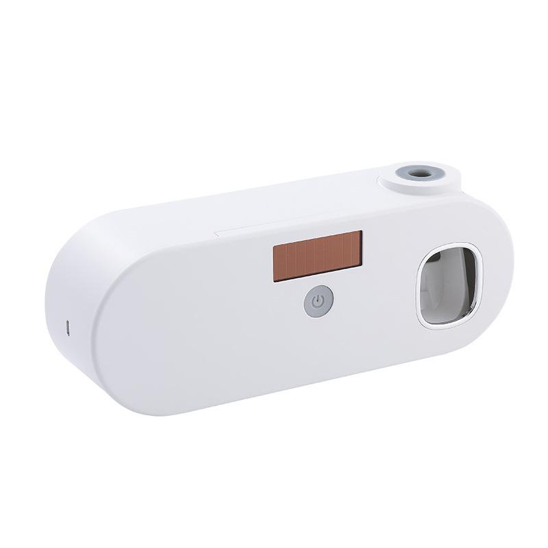 Wall-Mounted UV Toothbrush Holder with Automatic Toothpaste Dispenser