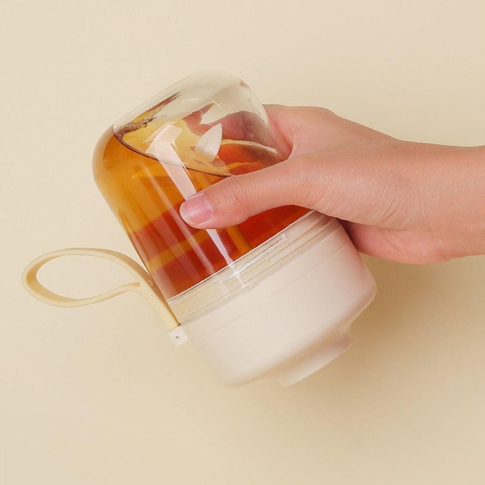 Portable Handle Automatic Mixing Cup 400ml Capacity Smart Drink Mixer Milk Mixing