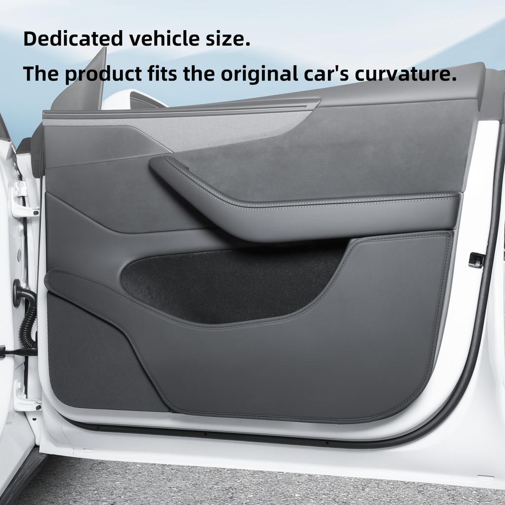 For Tesla Model Y Juniper 3 Highland YL Car Door Anti-Kick Pads Side Door Panel Protector Anti-Dirty Pad Car Interior Decoration