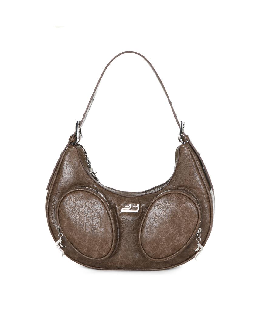 Yieyie Luna Bag Tote Bag Vintage Brown