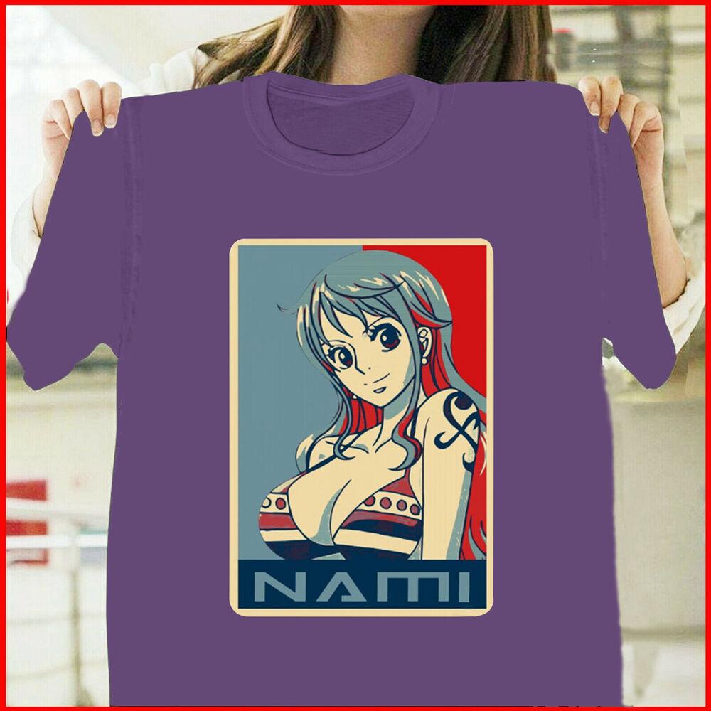 

Горячая Распродажа, ретро винтажная футболка Nami Girl, цельная аниме-футболка унисекс