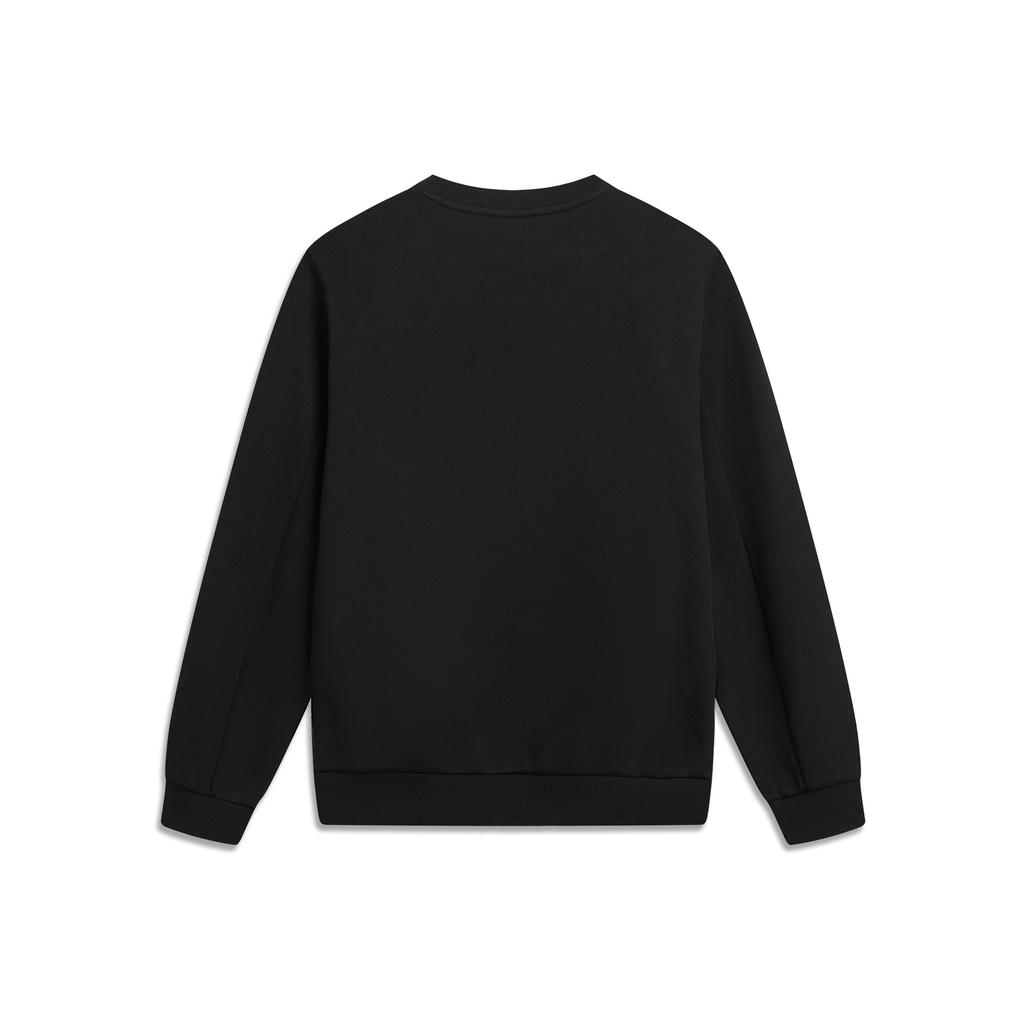 Felpa girocollo con lettere ricamate Serie Stile di Vita Sportivo Li Ning Uomo sweatshirt AWDVA49-3