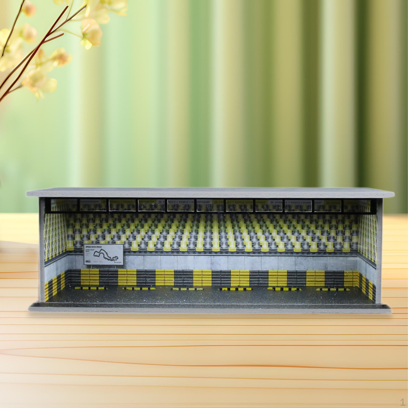 

1:Гараж на 64 машины в масштабе Moldel с литыми демонстрационными ящиками Коллекционные светодиоды для моделей автомобилей Race Car scene