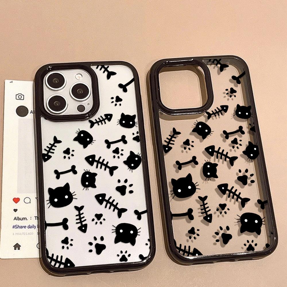 Acrylic Phone Case for iPhone 11 12 13 14 Pro 12 14 16 Pro Max for Samsung A16 A36 A56 S24 FE High-quality Painted Anti-fall Mobile Phone Case